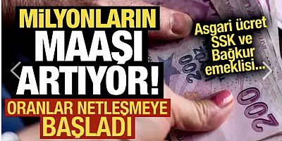 Milyonların maaşı artıyor, oranlar netleşmeye başladı! Ocak ayında asgari ücret ne kadar olacak? SSK ve Bağ-Kur emeklisine zammı ne kadar olacak?