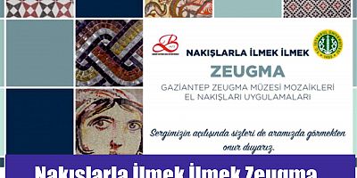 Nakışlarla İlmek İlmek Zeugma sergisi Hamam Kültürü Müzesi’nde