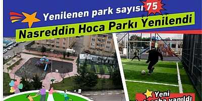 Nasreddin Hoca Parkı Yenilendi