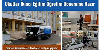 Okullar İkinci Eğitim Öğretim Dönemine Hazır