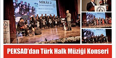 PEKSAD’dan Türk Halk Müziği Konseri 