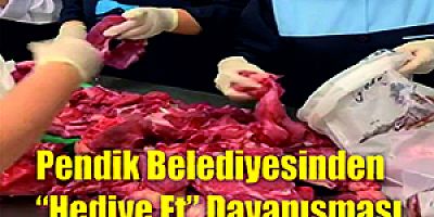 Pendik Belediyesi'nden 'Hediye Et' Dayanışması