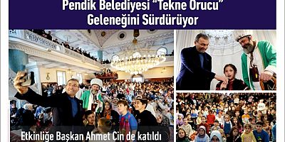 Pendik Belediyesi “Tekne Orucu” Geleneğini Sürdürüyor