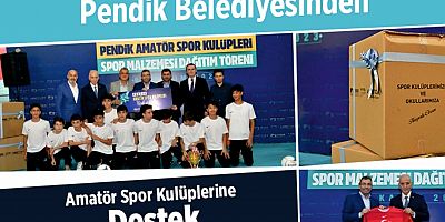 Pendik Belediyesinden Amatör Spor Kulüplerine destek