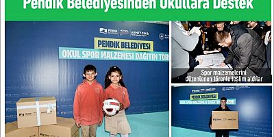 Pendik Belediyesinden Okullara Destek