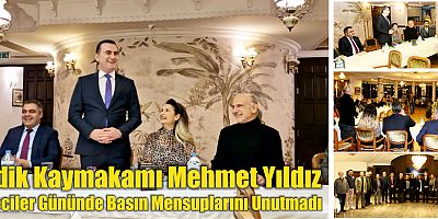 Pendik Kaymakamı Mehmet Yıldız, Gazeteciler Gününde basın mensupları nı Unutmadı