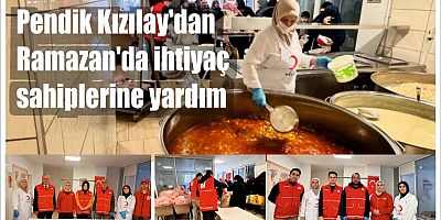 Pendik Kızılay'dan Ramazan'da ihtiyaç sahiplerine yardım
