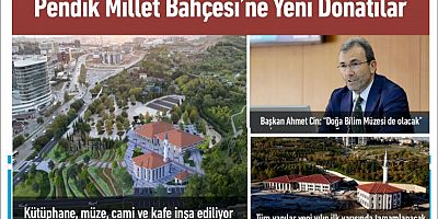 Pendik Millet Bahçesi’ne Yeni Donatılar