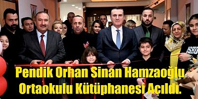 Pendik Orhan Sinan Hamzaoğlu Ortaokulu Kütüphanesi Açıldı.