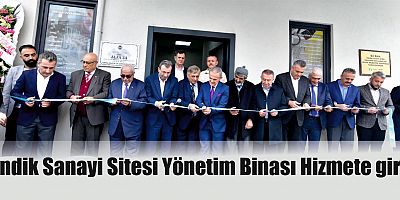 Pendik Sanayi Sitesi Yönetim Binası Hizmete girdi