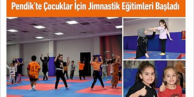 Pendik’te Çocuklar İçin Jimnastik Eğitimleri Başladı