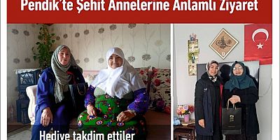 Pendik’te Şehit Annelerine Anlamlı Ziyaret