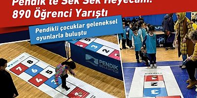 Pendik’te Sek Sek Heyecanı: 890 Öğrenci Yarıştı