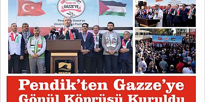 Pendik’ten Gazze’ye Gönül Köprüsü Kuruldu