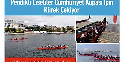 Pendikli Liseliler Cumhuriyet Kupası İçin Kürek Çekiyor
