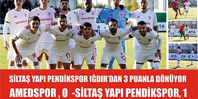 Pendikspor, Amedspor deplasmanında kazandı