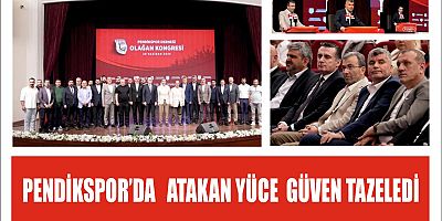PENDİKSPOR’DA   ATAKAN YÜCE  GÜVEN TAZELEDİ