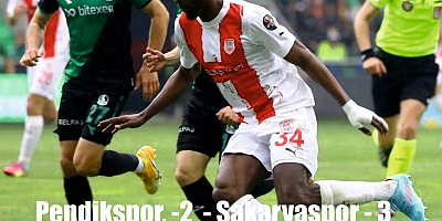 Pendikspor, Sakaryaspor'a 3- 2 yenilerek Süper Lig hayallerini Playof'a bıraktı