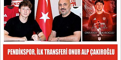 PENDİKSPORUN İLK TRANSFERİ ONUR ALP ÇAKIROĞLU