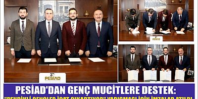PESİAD'DAN GENÇ MUCİTLERE DESTEK:''PENDİKLİ GENÇLER İCAT ÇIKARTIYOR'' YARIŞMASI İÇİN İMZALAR ATILDI                           
