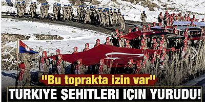 Sarıkamış Harekatı'nın 109. yılı! Yüzlerce vatandaş yürüyüşe katıldı...