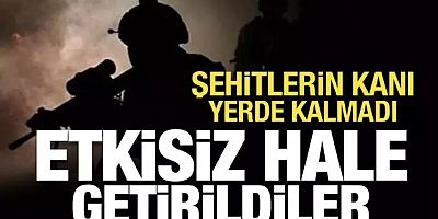 Şehitlerin kanı yerde kalmadı: Saldırı hazırlığındaki 5 terörist etkisiz hale getirildi!