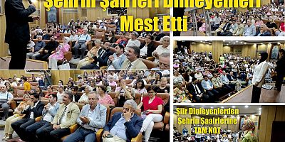 Şehrin Şairleri Dinleyenleri  Mest Etti