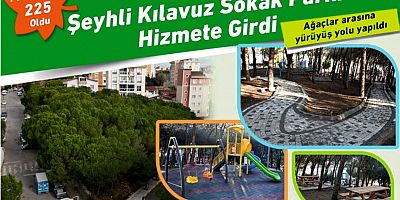 Şeyhli Mahallesi Kılavuz Sokak Parkı Tamamlandı