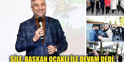 ŞİLE, BAŞKAN OCAKLI İLE DEVAM DEDİ. ŞİLE’LİLER BAŞKAN OCAKLI’YI KUCAKLADI