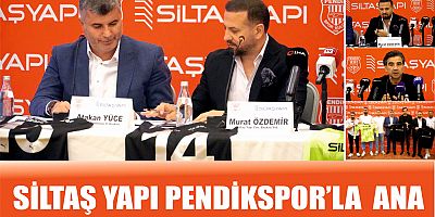 Trendyol Süper Lig ekibi Pendikspor ile Siltaş Yapı arasında isim sponsorluğu anlaşması imzalandı.Pendikspor Kulübü Başkanı Atakan Yüce