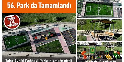 Taha Akgül Caddesi Parkı Hizmete Girdi