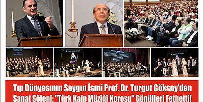 Tıp Dünyasının Saygın İsmi Prof. Dr. Turgut Göksoy’dan Sanat Şöleni: 
