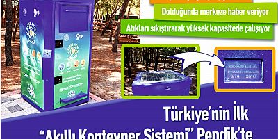 Türkiye’nin İlk “Akıllı Konteyner Sistemi” Pendik’te