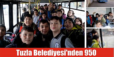 Tuzla Belediyesi'nden 950 öğrenciye ücretsiz ulaşım desteği