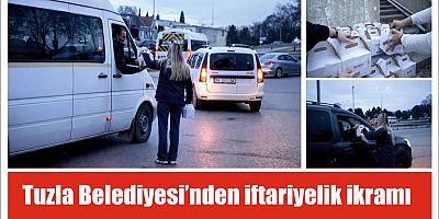 Tuzla Belediyesi’nden iftariyelik ikramı