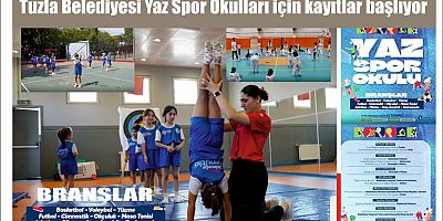 Tuzla Belediyesi Yaz Spor Okulları için kayıtlar başlıyor