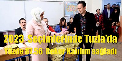 Tuzla Cumhurbaşkanlığı ve Milletvekilliği seçimlerine Rekor Katılım  yüzde 87.56  