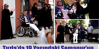 ​Tuzla’da 19 Yaşındaki Semanur’un Akülü Arabası Evinde Teslim Edildi