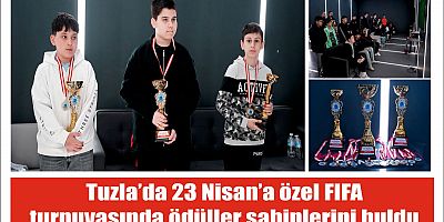 Tuzla’da 23 Nisan’a özel FIFA turnuvasında ödüller sahiplerini buldu