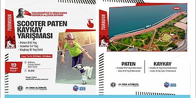 Tuzla’da 23 Nisan’a özel scooter, paten ve kaykay yarışmaları düzenlenecek
