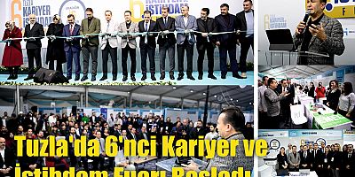 Tuzla'da 6'nci Kariyer ve İstihdam Fuarı Başladı