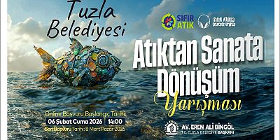 Tuzla’da atıklar sanata dönüşüyor