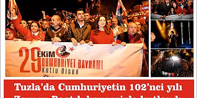 Tuzla’da Cumhuriyetin 102’nci yılı Zeynep Bastık konseriyle kutlandı