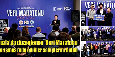 Tuzla’da düzenlenen ‘Veri Maratonu’ Yarışması'nda ödüller sahiplerini buldu