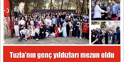 Tuzla’nın genç yıldızları mezun oldu