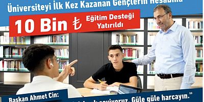Üniversiteyi İlk Kez Kazanan Gençlerin Hesabına 10 Bin TL Eğitim Desteği Yatırıldı