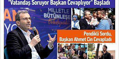 Vatandaş Sordu Başkan Ahmet Cin Cevapladı