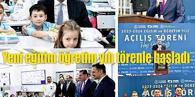 Yeni eğitim öğretim yılı törenle başladı