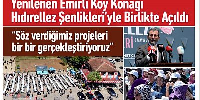 Yenilenen Emirli Köy Konağı Hıdırellez Şenlikleri’yle birlikte açıldı