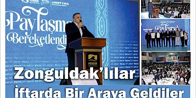  Zonguldak'lılar İftarda Bir Araya Geldiler